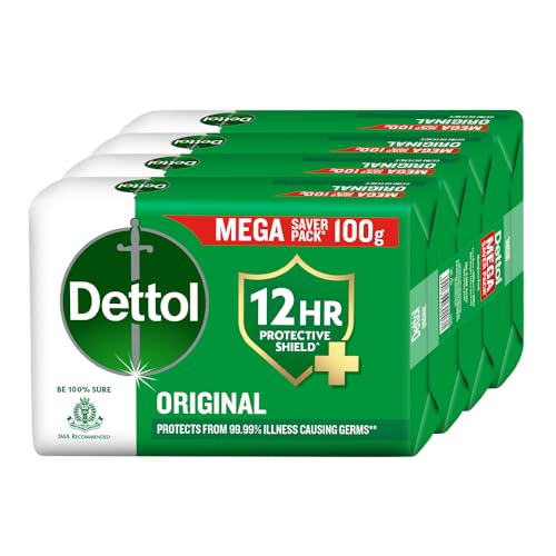 Dettol Original Bathing Soap Bar 4*100G